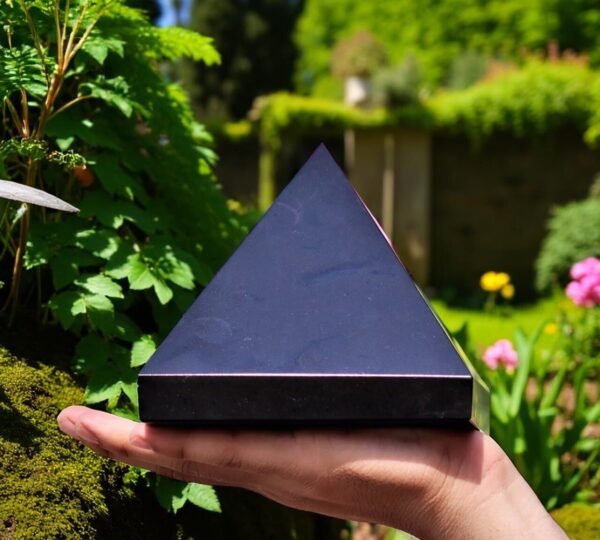 HUGE 125mm Black Tourmaline Pyramid - SPIRITUAL HEALING & Aura Protection 2