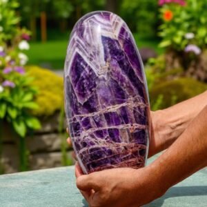 Natural Amethyst Lingam 280MM | Spirit Energy Crystal | Chakra Balance 2