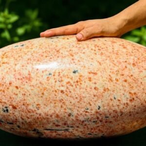 HUGE 460mm Orange Sunstone Lingam | Metaphysical Chakra Spirit Power Stone 2