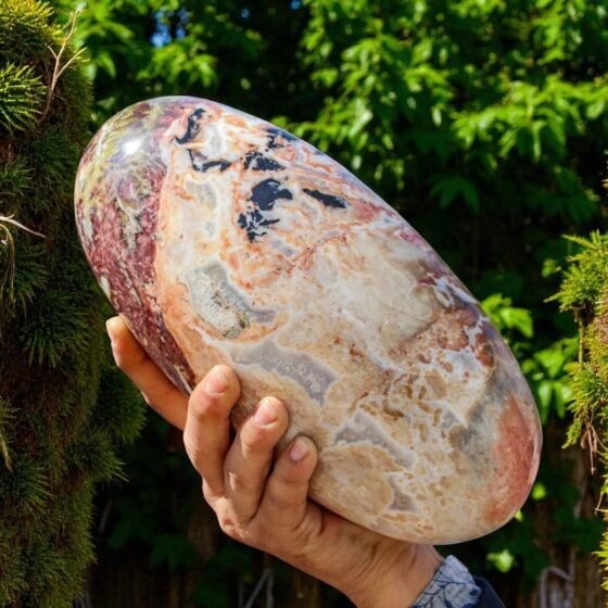 HUGE 260mm Thunderegg Agate Lingam | Meditation Spirit Energy Aura Healing Stone 2