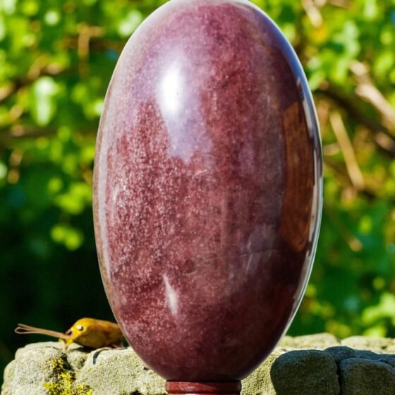 320mm Strawberry Quartz Lingam Chakra Balance Energy Crystal Healing Home Decor 1