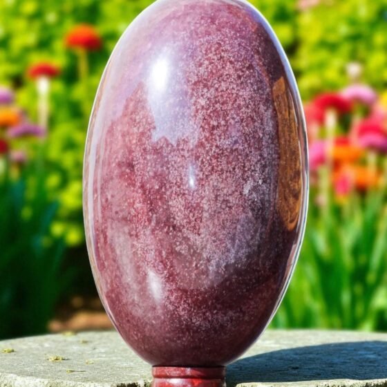 320mm Strawberry Quartz Lingam Chakra Balance Energy Crystal Healing Home Decor 2