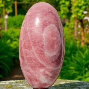Large 360mm Pink Rose Quartz Lingam for Love, Healing & Heart Chakra Meditation 2