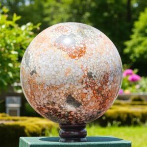 HUGE 190mm Cobra Jasper Sphere - Energy-Boosting Chakra Stone, Meditation & Gift 2