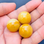 3Pcs Set Citrine Sphere Citrine Ball Undrilled Citrine Crystal Ball Home Decor 2