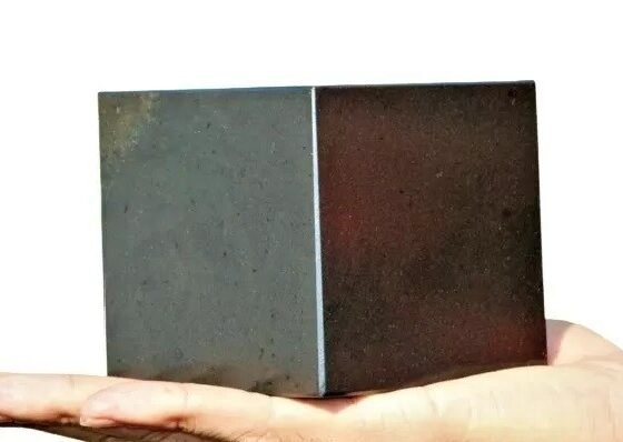 Large Black Tourmaline Crystal Cube Handmade Black Tourmaline Square Cube Gift 2