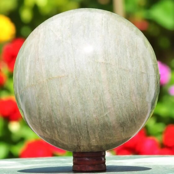 Giant 280MMGreen Aventurine Crystal Sphere - Chakra Balancing Metaphysical Stone 2