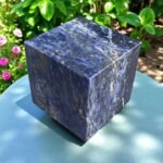 Sodalite Square Crystal Cube - Healing Stone Decor - Love Energy Ornament 2