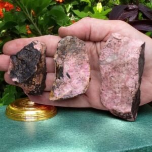 Giant 5KG Natural Rhodonite Rough - Wholesale Healing Crystal Gemstone Lot 2
