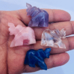 Set Of 4Pcs Crystal Elephant Handmade Crystal Home Office Decorative Gift 1