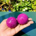 Natural Honey Comb Ruby Sphere Gem Ball Crystal Sphere Carved Crystal Ball 2