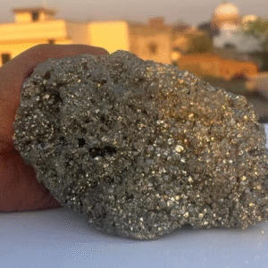 Large Pyrite Crystal Geode Handmade Crystal Home Office Decorative Crystal Rough 2