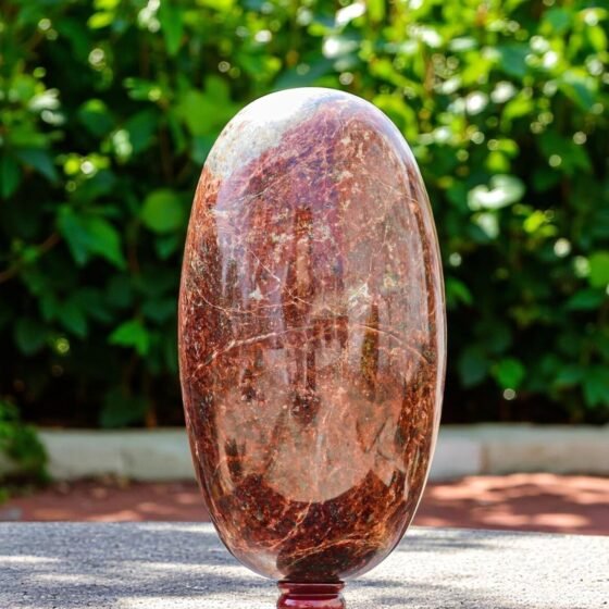 Massive 505MM Spinel in Matrix 8-Sided Tower - Healing Chakra Balancing Crystal 1