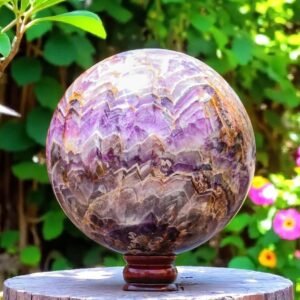 GIANT 205mm Blue Auralite Crystal Sphere - Meditation Healing Power Ball 1