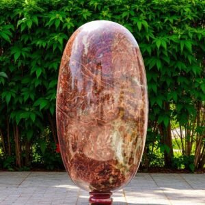 Large Deep Red Garnet Crystal Lingam - Healing Crystal Spirit Power Chakra Stone 2