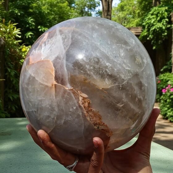 445mm Red Fire Quartz Obelisk Tower - Energy Boosting Meditation Spiritual Gift 2