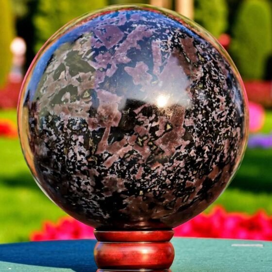HUGE 165mm Indigo Gabbro Sphere - Chakra Balancing Meditation Crystal Gift 1