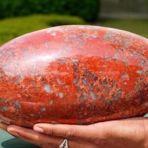 235mm Red Coprolite Lingam - Manifest Wealth & Abundance, Energy Protection 2