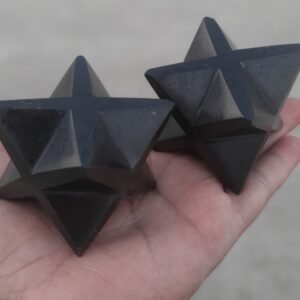 Large Black Tourmaline Crystal Merkaba Star Healing Crystal for Meditation Gift 2