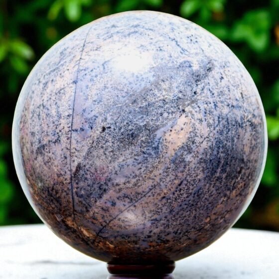 Very Large Blue Picasso Jasper Crystal Aura Metaphysical Crystal Tower HomeDecor 1