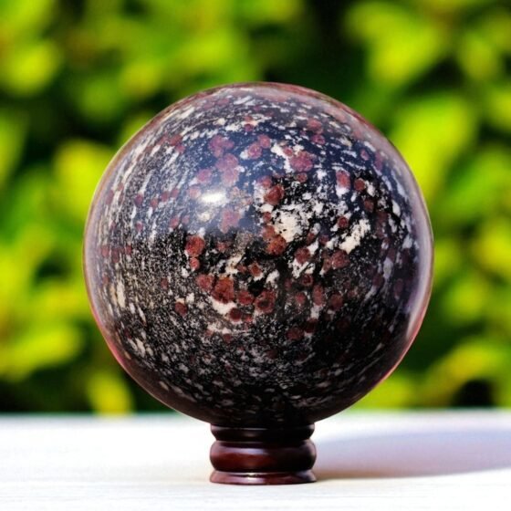 GIANT 200MM Spinel in Matrix Crystal Sphere Healing Power Crystal Ball HomeDecor 2