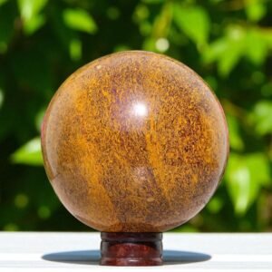 Giant 190MM Mariam Jasper Crystal Sphere Aura Meditation Healing Crystal Ball 1