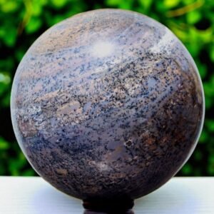Giant Dendritic Jasper Crystal Sphere Sonoran Rhyolite Gemstone Ball Home Decor 2