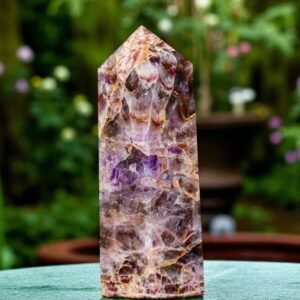 220MM Blue Auralite 23 Crystal Tower - Chakra Healing & Aura Stone Point 1