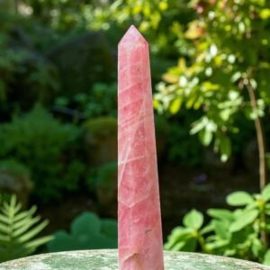 Large Pink Rose Quartz Obelisk (180MM) - Meditation & Heart Chakra Stone 1