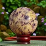 Large 110mm Fluorite Calcite Crystal Sphere | Chakra Reiki Meditation Stone 1