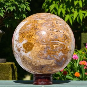 Massive 205MM Sylvite Halite Crystal Sphere Ball Metaphysical Chakra Power Stone 1