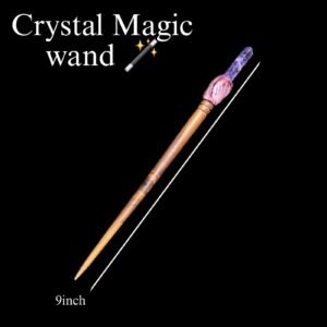 Set of 5 Handmade Crystal Wand Points - Home Office Decor & Energy Handcrafted 2