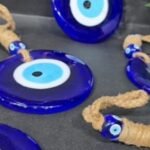 Protective Evil Eye Charm Crystal Hanging - Home Office Wall Car Decor Gift 1