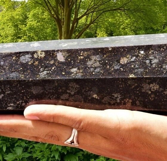 Black Nuummite Tower 265MM - Aura Protection & Grounding Home OfficeDecor Statue 2