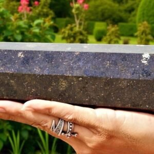 Large Black Nuummite Obelisk 260mm - Metaphysical Crystal Quartz Healing Tower 1