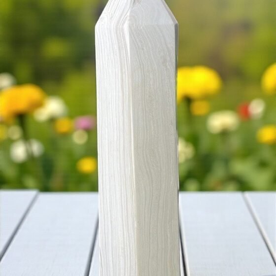 Large 240MM White Mexican Lace Agate Crystal Tower Healing Crystal Point Decor 2