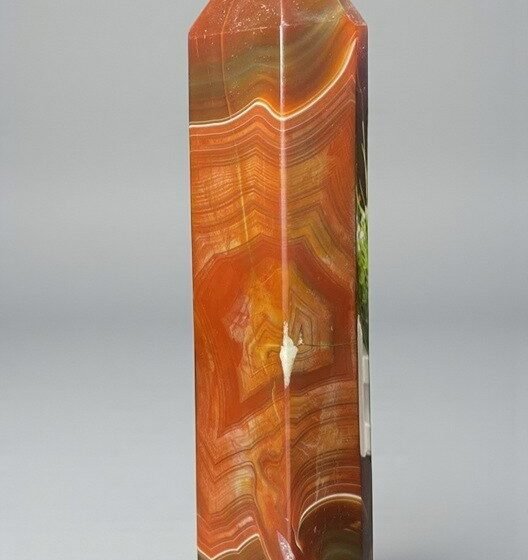 Large 250MM Carnelian Sardonyx Crystal Tower Healing Crystal Point For HomeDecor 2