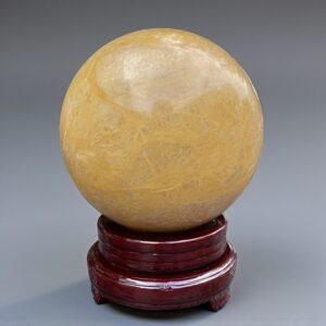 Large 175MM Topaz Crystal Sphere Healing Crystal Ball For Home Office Decorative 1