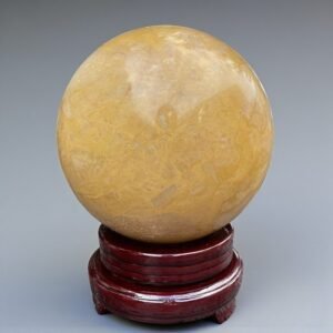 Large 175MM Topaz Crystal Sphere Healing Crystal Ball For Home Office Decorative 2