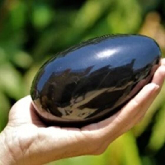 Large 130MM 130MM Black Tourmaline Crystal Egg Healing Crystal Home Decor Egg 2