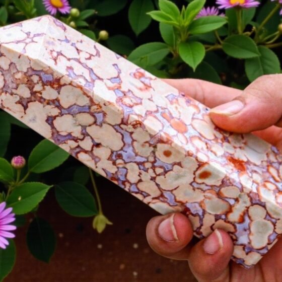 Large 150MM Yellow Cobra Jasper Crystal Tower Healing Crystal Point Home Decor 1