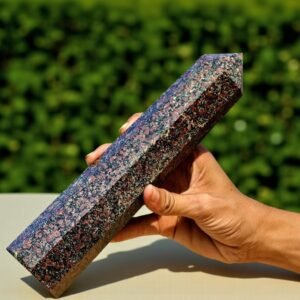 Large 265MM Red Ruby In Spinel Matrix Crystal Tower Healing Crystal Point Decor 1