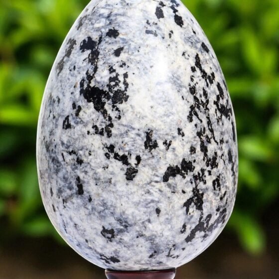 Large 220MM Fantasy Rock Crystal Egg Energy Healing Stone Egg For Home Decor 1
