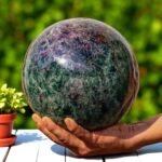 Large 185MM Fluorite Crystal Sphere Healing Aura Stone For Home Office Decor 1