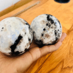 Large Rainbow Moonstone Crystal Sphere Handmade Crystal Home Office Decor Ball 2