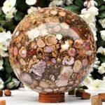 HUGE 200MM Cobra Jasper Crystal Sphere Crystal Healing Crystal Stone Home Decor 1