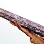 Large 520MM Natural Ruby Corundum Crystal Tower Healing Chakra Stone Point 2