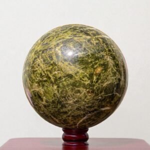 Large 210MM Vesuvianite Crystal Sphere Healing Crystal Stone Ball For Home Decor 1