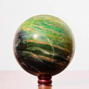 HUGE 230MM Green Nephrite Jade Crystal Sphere Healing Crystal Ball For HomeDecor 1