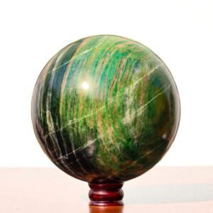 HUGE 230MM Green Nephrite Jade Crystal Sphere Healing Crystal Ball For HomeDecor 2